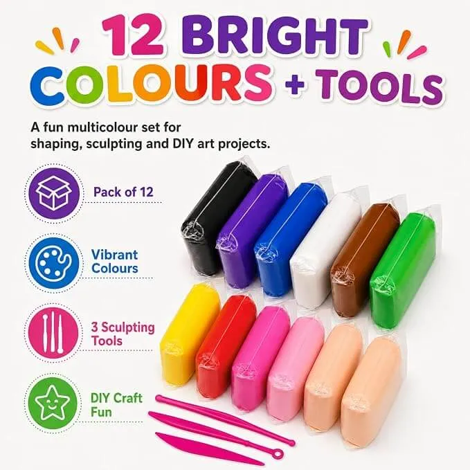 Colorful Modelling Clay Set for Kids - Image 3