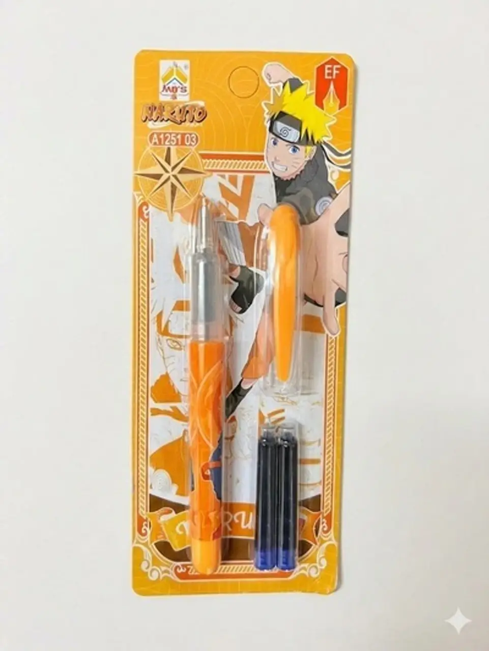 Naruto pencil pouch with 10 cards & Fountain Pen - Image 4